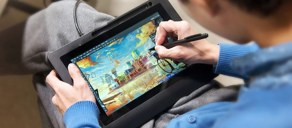 تبلت دارای صفحه نمایش برای نقاشی دیجیتال