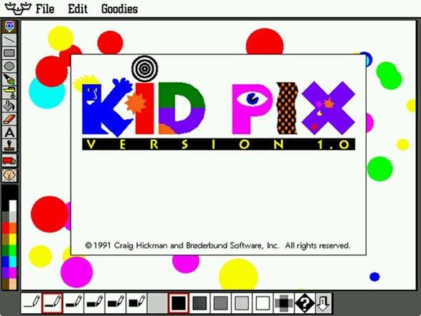نرم افزار kid pix